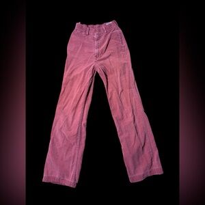 Kids Vintage Corduroy Wide-Leg Pants in Dusty Rose